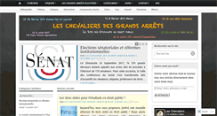 Desktop Screenshot of chevaliersdesgrandsarrets.com